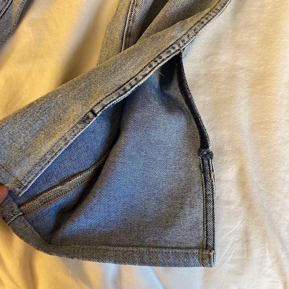 Something Navy High Rise Slit light blue Jeans, size 8 - Picture 4 of 6